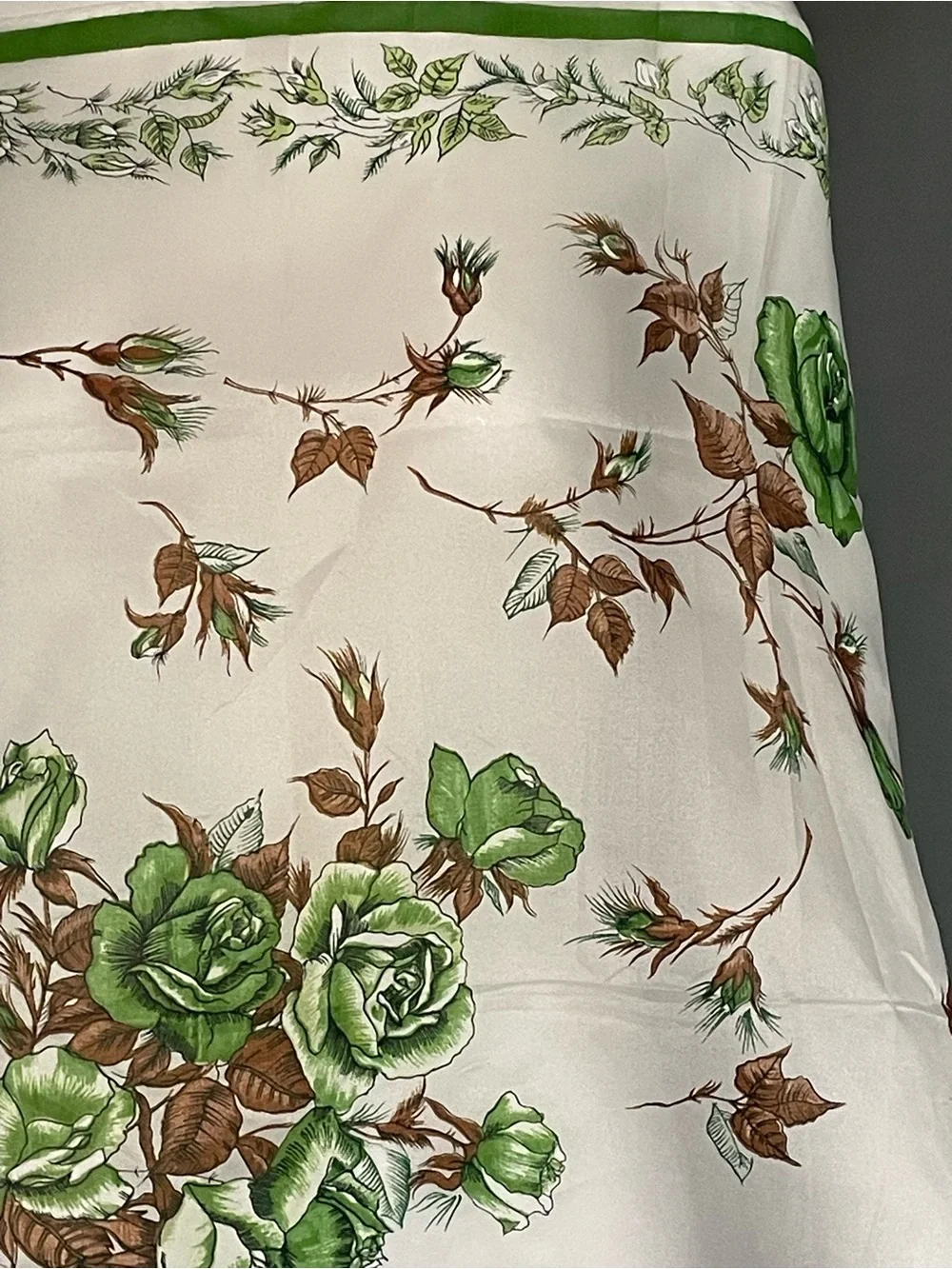 Rare Vintage 60s Unworn Scarf 29 In Sq Mint Condition